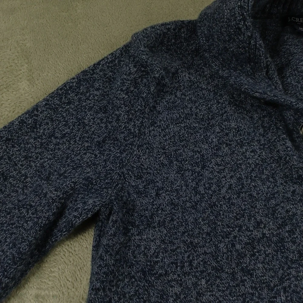 J Crew Sweater Mens Medium Blue Pullover Cotton Long‎ Sleeve Preppy Knit